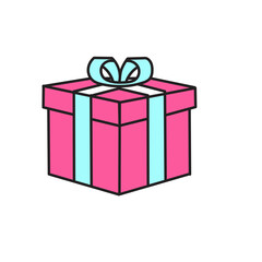 Vector Illustration of Gift Box