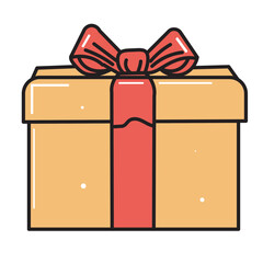 Vector Illustration of Gift Box