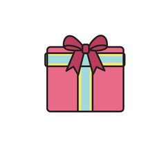 Vector Illustration of Gift Box