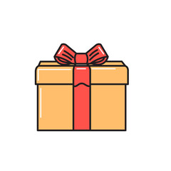Vector Illustration of Gift Box