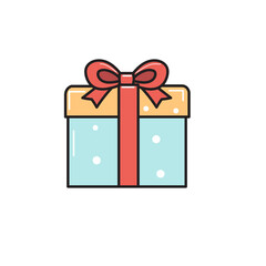 Vector Illustration of Gift Box