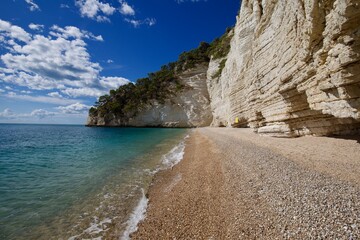 Gargano coast, beach, Italy