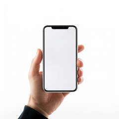 hand holding smartphone