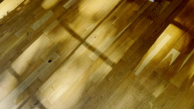 shadows and sun reflections on the floor