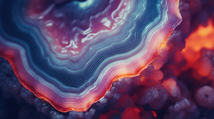 blue and purple agate rock texture - obrazy, fototapety, plakaty