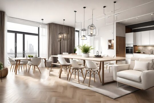 modern luxury living room interior