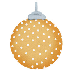 christmas ball on white