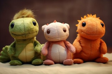 adorable stuffed animal toys. Generative AI