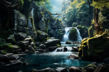 waterfall in the forest