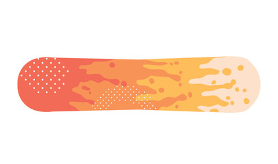 Stylish Snowboard Is A Specialized Winter Sports Equipment, Resembling A Flat Board, Designed For Gliding On Snow