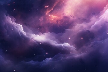 Incredible abstract background of a colorful space galaxy cloud nebula. Starry night cosmos....