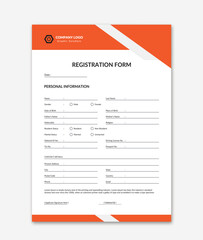Vector vector admission form illustration of application form registration form