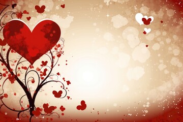 Romantic, love background, design for Valentine's day