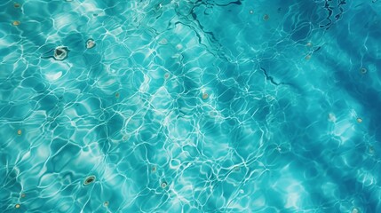 Arrière plan eau de piscine, avec effet de caustique, illustration graphique ia générative