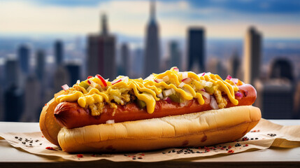 hotdog american food Generative AI