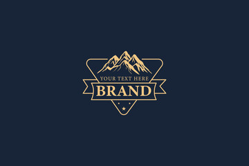 Fototapeta premium Premium Quality Vintage Brand Logo Design. Free Editable vector source file.