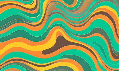 Abstract colorful neon background led artificial intelligence, bright colorful waves, modern futuristic texture, background canvas, generative AI