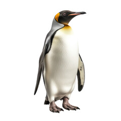 Animal bird penguin isolated on white background close