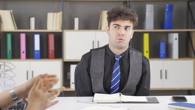 Negative body language movements.