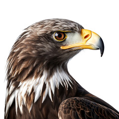 Obraz premium Bird eagle beautiful predatory isolated on white background