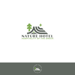 NATURE HOTEL LOGO FOR CAMPING & GLAMPING BUSINESSES