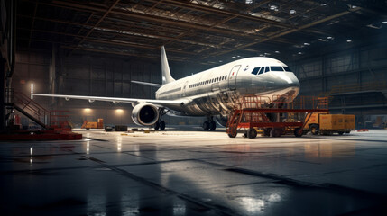 An aerospace testing facility, where aircraft undergo rigorous performance trials