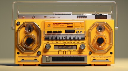 retro player, radio, vintage, sound