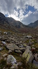Mountain landscapes in Austria in summer 