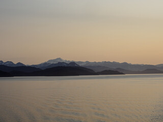 Sunset during Summer Alaska Cruise