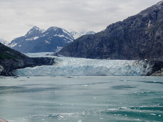 Landscape of Glacier in Glacier Bay