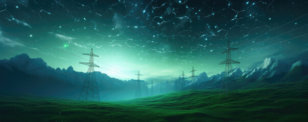 Electricity generated by power plants delivered to customers . generative ai