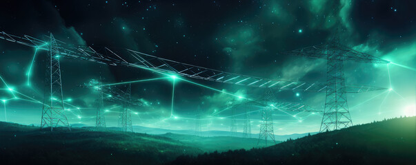 Electricity generated by power plants delivered to customers . generative ai