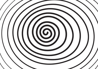hand drawing spiral shape