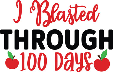 100 Days of School SVG Design