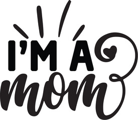 Funny Mom SVG Design