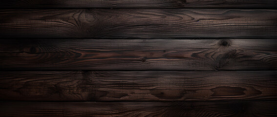 Dark brown wooden plank background, wallpaper. Old grunge dark textured wooden background,The surface of the old brown wood texture, top view brown pine wood paneling.  - obrazy, fototapety, plakaty