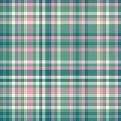 Check plaid seamless of texture vector fabric with a textile pattern tartan background.