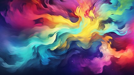 Vibrant and colorful abstract background