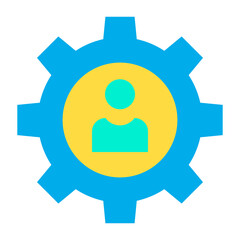 Flat Dollar settings icon