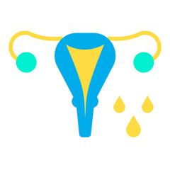 Flat Menstruation icon
