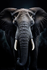 Fototapeta premium Majestic Elephant Portrait