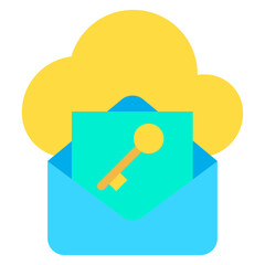 Flat Mai Cloudl data icon