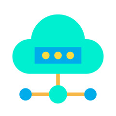 Flat Cloud icon