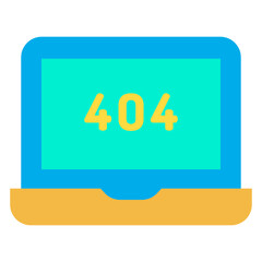 Flat Home Laptop icon