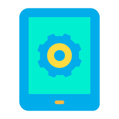 Flat Tab Settings icon