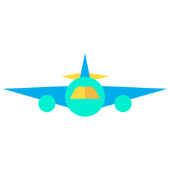 Flat Airplane icon