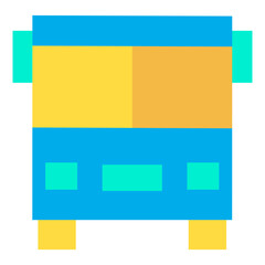 Fototapeta premium Flat Bus icon