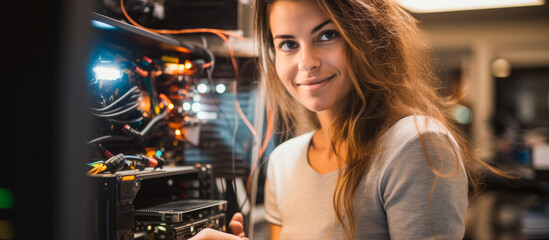 The Art of Circuitry: Computer Hardware Engineer Captured