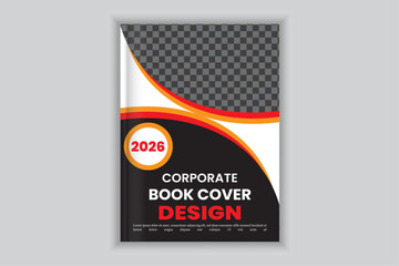 Modern, Creative and Professional Book Cover Design Template.