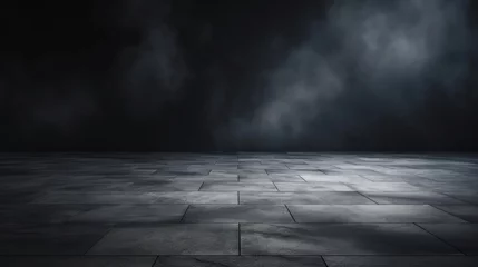 Photo sur Plexiglas Papier peint en béton Texture dark concrete floor 